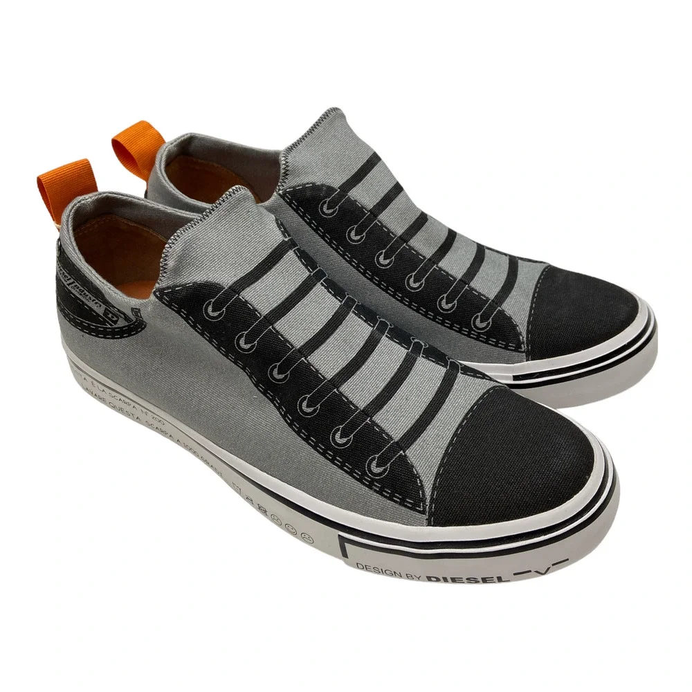 Diesel S-Imaginee Low Top Slip-on Shoes Paloma Women's Sneakers US Size 9